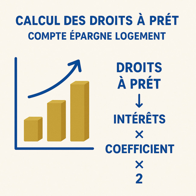 Schéma de calcul des droits à prêt CEL