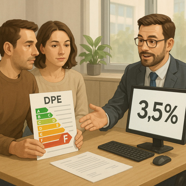 Simulation de crédit pénalisée par un DPE F